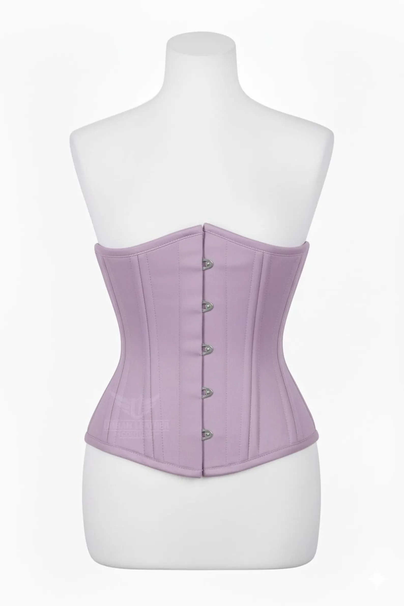 Cotton Underbust Corset -- Heavy Duty Double Steel Boned Waist Trainer Body Shaper Wedding dress - Image 4