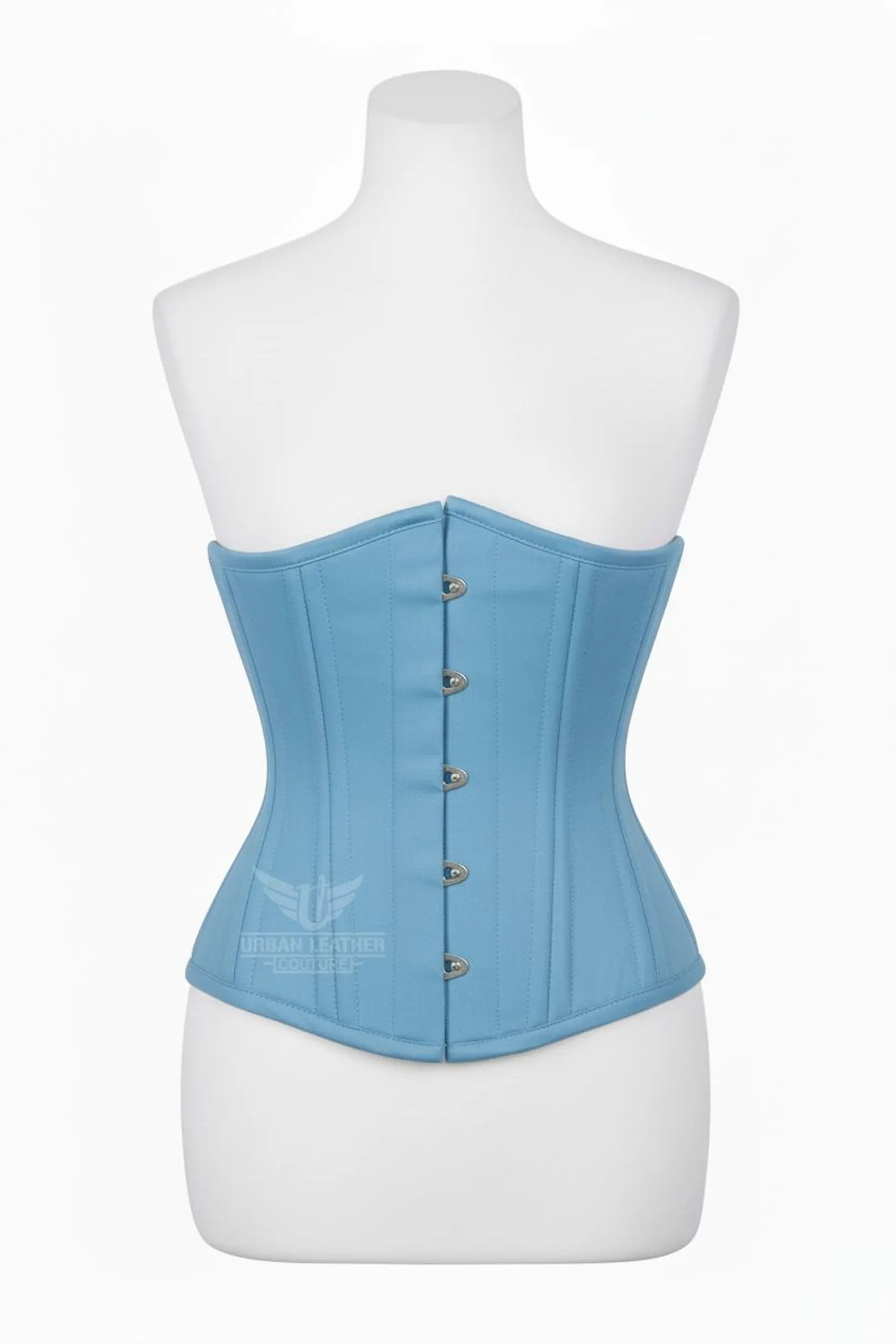 Cotton Underbust Corset -- Heavy Duty Double Steel Boned Waist Trainer Body Shaper Wedding dress - Image 7