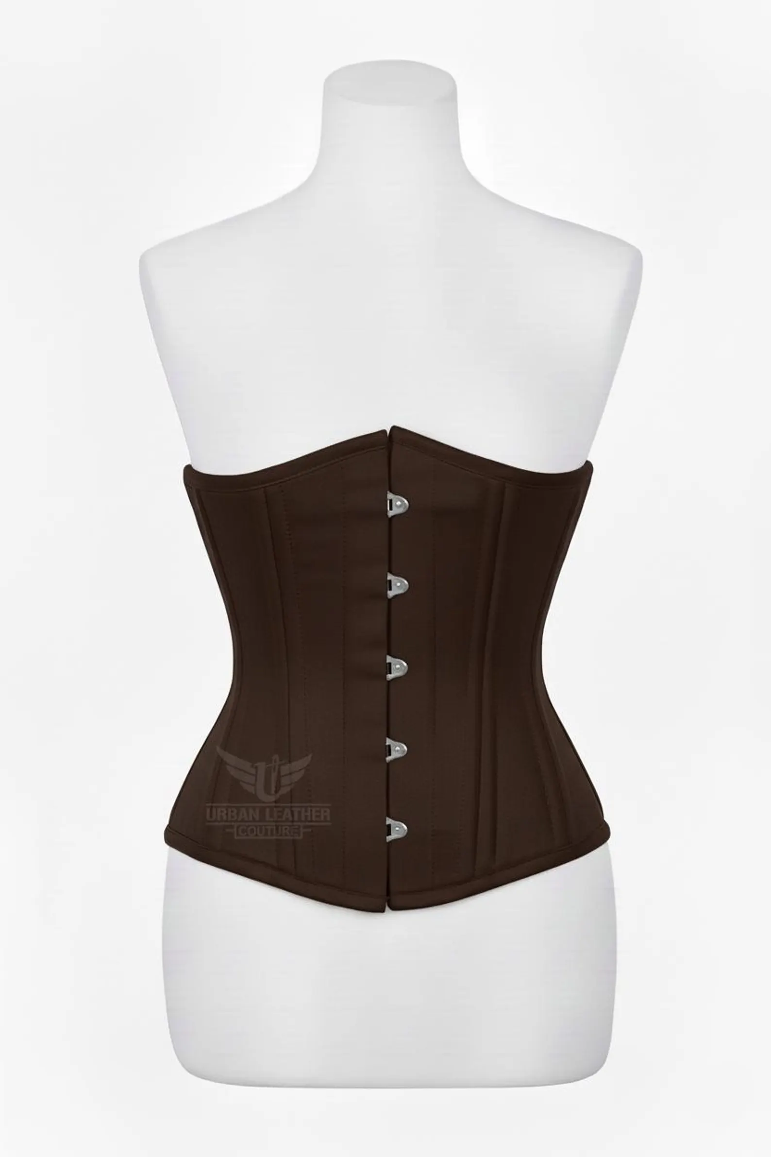Cotton Underbust Corset -- Heavy Duty Double Steel Boned Waist Trainer Body Shaper Wedding dress - Image 10