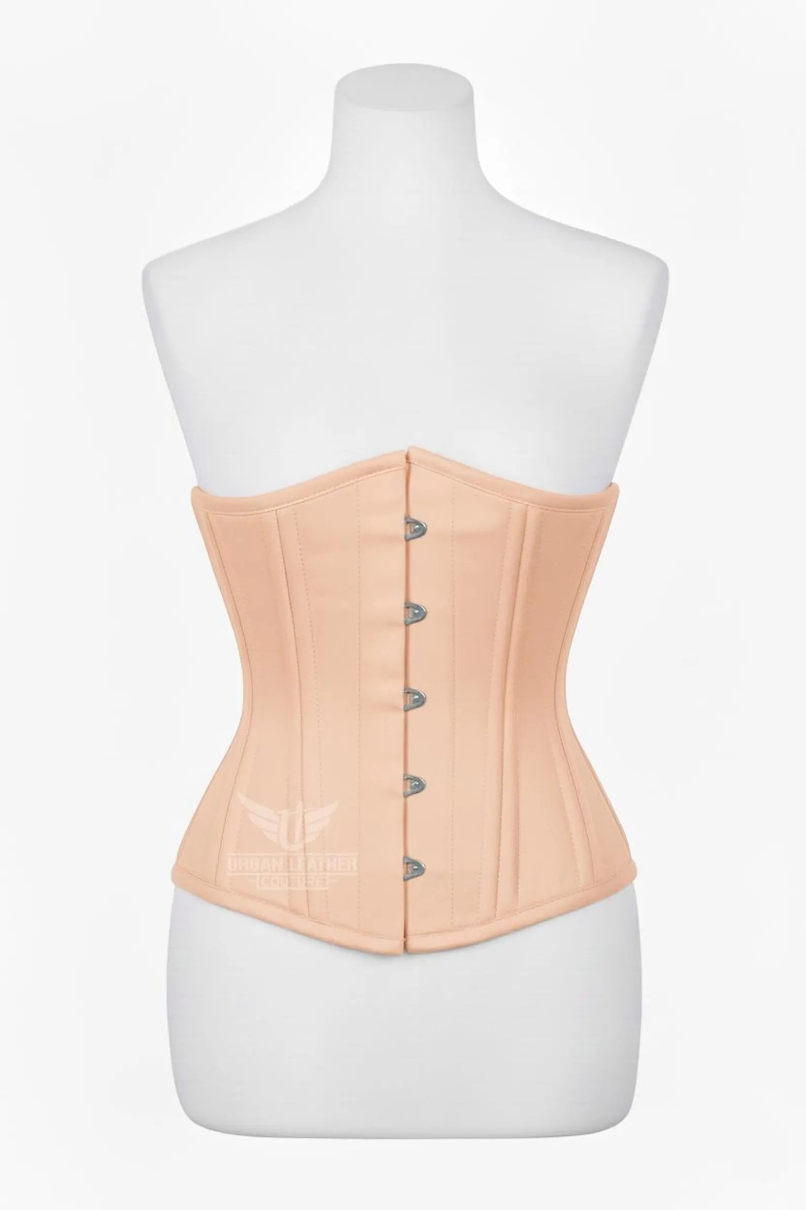Cotton Underbust Corset -- Heavy Duty Double Steel Boned Waist Trainer Body Shaper Wedding dress - Image 11