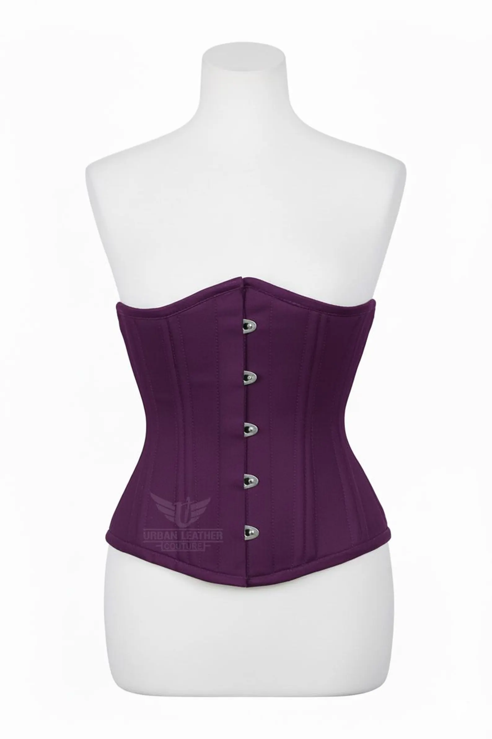 Cotton Underbust Corset -- Heavy Duty Double Steel Boned Waist Trainer Body Shaper Wedding dress - Image 12